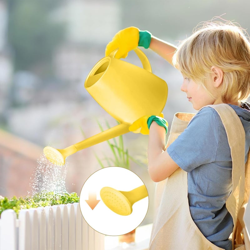 VKPLITE Plant Watering Can - Plastic Indoor and Outdoor - 1/2 Gallon - Yellow - Image 5